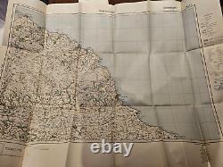 German Army WW2 Maps 1938 England, Scotland, Wales, complete original set of 74