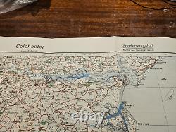 German Army WW2 Maps 1938 England, Scotland, Wales, complete original set of 74