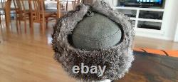 German Army WW2 Original Winter Fur Hat