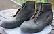 German Black Leather Unkle Boots nailed sole Deutsche Wehrmacht Original WW2