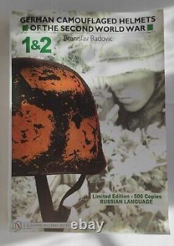 German Camouflaged Helmets of WWII WW2 Book