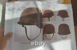 German Camouflaged Helmets of WWII WW2 Book