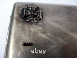 German Cigarette Case Afrika Korps WW2 Panzer Regiment