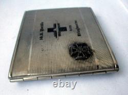 German Cigarette Case Uboot. WW2 Submarine. Kriegsmarine U-172 10. U-Flottille