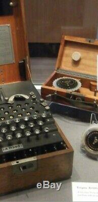 German Enigma ExtraboxWW IIPart of an original Enigma Cipher Machine