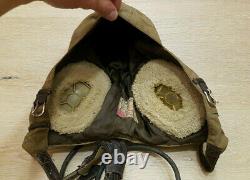 German Helmet Lkps 101 Flying Pilot Hat Luftwaffe Siemens Ww2