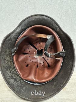 German Helmet M40 WW2 original paint (without restoration) WWII size 64