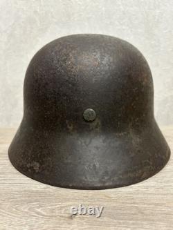 German Helmet M40 WW2 original paint (without restoration) WWII size 64
