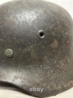 German Helmet M40 WW2 original paint (without restoration) WWII size 64