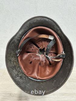 German Helmet M40 WW2 original paint (without restoration) WWII size 64