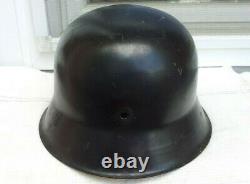 German Helmet M42 Size Et68 + Original Liner Band D. R. P. 1943 Ww2 Stahlhelm