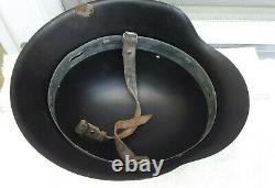 German Helmet M42 Size Et68 + Original Liner Band D. R. P. 1943 Ww2 Stahlhelm