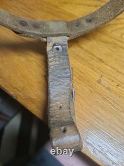 German Helmet Post Ww2 Original Border Guards Helmet With Carrying Strap BGS