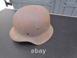 German Helmet Shell Model 1942 Original WH SS LW KM 1942-1945 WW2