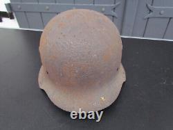 German Helmet Shell Model 1942 Original WH SS LW KM 1942-1945 WW2