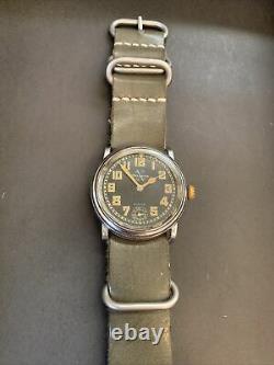 German Helvetia WWII Military Pilot Officers LUFTWAFFE Wrist Watch