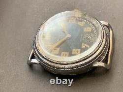 German Helvetia WWII Military Pilot Officers LUFTWAFFE Wrist Watch