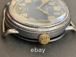 German Helvetia WWII Military Pilot Officers LUFTWAFFE Wrist Watch