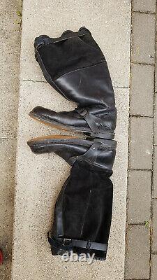 German Luftwaffe Boots Pilot Aviator Ww2