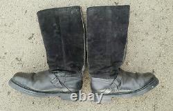 German Luftwaffe Pilot Aviator Boots Ww2