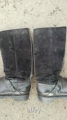 German Luftwaffe Pilot Aviator Boots Ww2