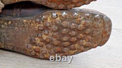 German Marching Combat Boots Leather Nailed Sole Rare 100% Original Ww2