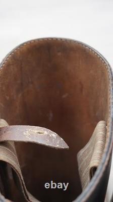 German Marching Combat Boots Leather Nailed Sole Rare 100% Original Ww2