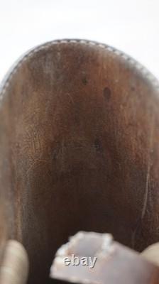 German Marching Combat Boots Leather Nailed Sole Rare 100% Original Ww2