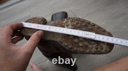 German Marching Combat Boots Leather Nailed Sole Rare 100% Original Ww2