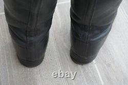 German Marching Short Combat Boots Black Leather Nailed Sole 100% Original Ww2