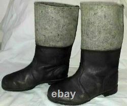 German Military army Bundeswehr GDR Winter long men boots WW2 type vintage rare