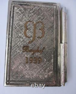 German Notebook Berghof EB 1939 Silvered WW2 marked