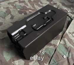 German Original Pre-War 1938 Dated Double Mg 34 Oil Storage Tin / Equipment