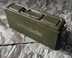 German Original Ww2 Mg Werkzeugkasten Waffenmeister Tool Kit Box