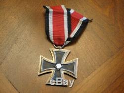 German Third Reich 1939 WWII Iron Cross Ring stamped Number 11 Original