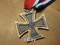 German Third Reich WWII Iron Cross Ring stamped Number 11 Original