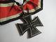 German WW II medal original knight cross with ribbon 800 marker silver award