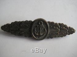 German WW II original close combat medal from Assmann antique Kriegsmarine rare