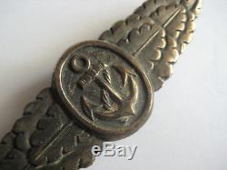 German WW II original close combat medal from Assmann antique Kriegsmarine rare