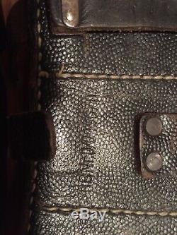 German WW2 Belt, 2 K98 Ammo Pouches And Buckle All Original