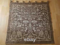 German WW2 Era Ahnenerbe Wall Tapestry (Clan Corner Sippenecke) (Brown)