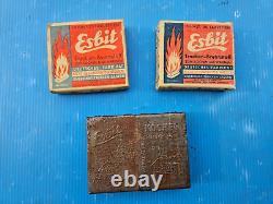 German WW2 Original Esbit Stove and Tablets