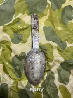 German WW2 Spoon Spoon Fork Relic WWII Artifact Dug Berlin Find Original