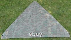 German WW2 Wehrmacht soldier Military Zeltbahn Poncho Rare Original War Relic