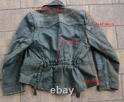 German WWII Luftwaffe Leather Private Personal Pilot's Jacket War Relic