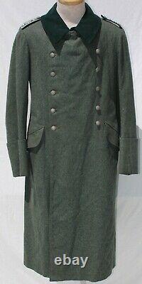 German WWII ORIGINAL Army (HEER) M36 Greatcoat Medical NCO