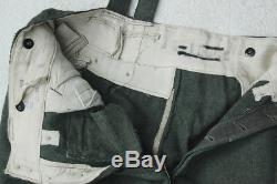 German WWII ORIGINAL Army officer/NCO flared trousers 1944 dated