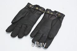 German WWII ORIGINAL Brown Leather Officers Gloves