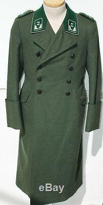 German WWII ORIGINAL Forestry officers NAMED Greatcoat NICE