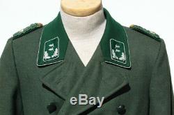 German WWII ORIGINAL Forestry officers NAMED Greatcoat NICE